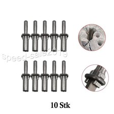 10-tlg Plug Stein Keile Beton Rock Stein Splitter Hand Werkzeug und Feder Shims