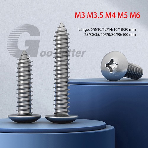 Blechschrauben - m3-m6,