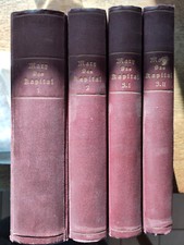 Das Kapital, Karl Marx, Herausgeber: Engels, 3 Bände 4 Teile, 10. Auflage, 1922