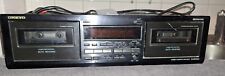 Onkyo TA-RW244 Doppel Tape Deck DEFEKT schwarz an Bastler Kassetendeck