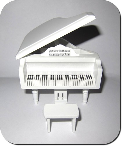 Miniatur puppenstube klavier - puppenstube,