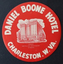 Altes Etikett HOTEL DANIEL