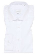 ETERNA Slim Fit Hemd | Langarm | weiss | einfarbig | Gr. 40   15 3/4 | NEU