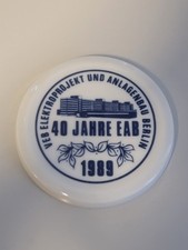 DDR Porzellan Medaille 40