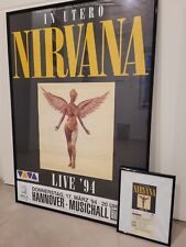 Nirvana Tourplakat In Utero +