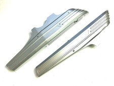 2tlg. Trittbretter silber grau