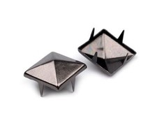 Pyramidennieten Silber, Gold, Schwarz, Antracit Pyramiden Nieten, Ziernieten