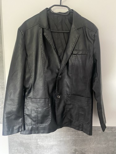 Lederimitat jacke herren - jacke,