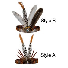 Federkopfschmuck Pfau Kostüm