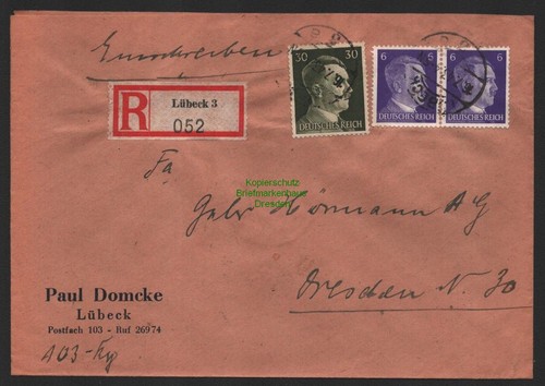B9567 brief gebr hörmann - r-brief,