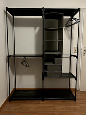 Offener schwarzer Kleiderschrank, Songmics, RYG025