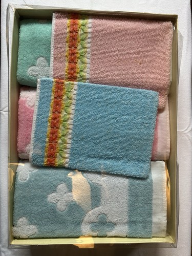 Vintage frottee handtuchset - frottee,