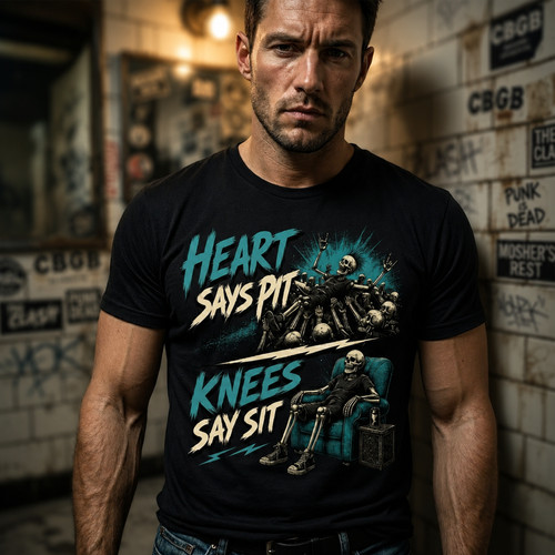 Herz sagt grube - knie, sagen