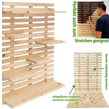 Wandregal Holz 60 x 80 cm mit