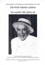 Noten JOHANNES HEESTERS Ich