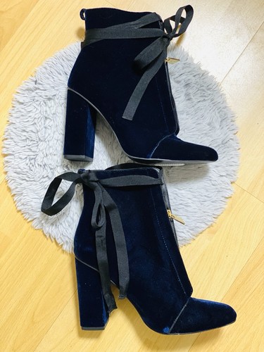 Zara premium samt - zara, samt-stiefeletten