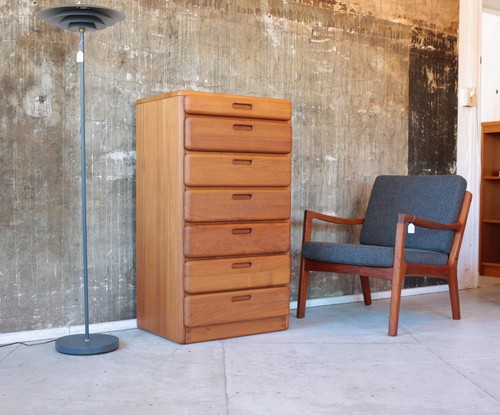 Vintage teak kommode highboard - kommode,