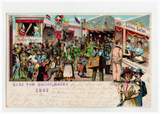 AK Halle Westfalen -- Freimarkt Jahrmarkt Kirmes Schiessbude -- 1902