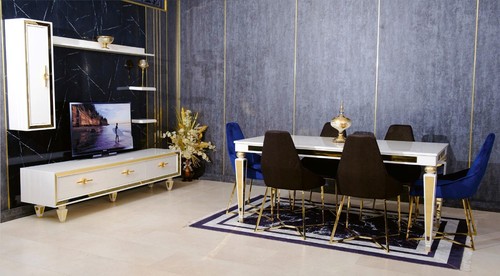Großes esszimmer set esstisch - großes,