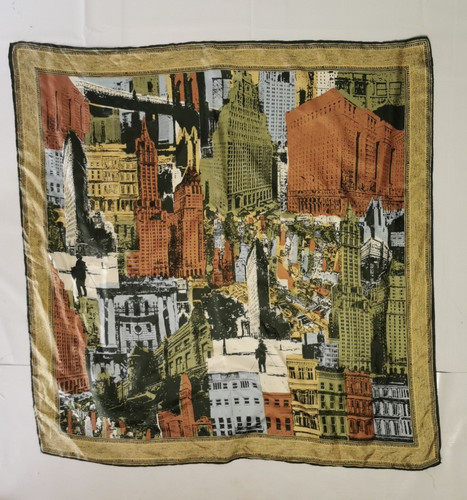 Vintage seidentuch silk scarf - seidentuch.,