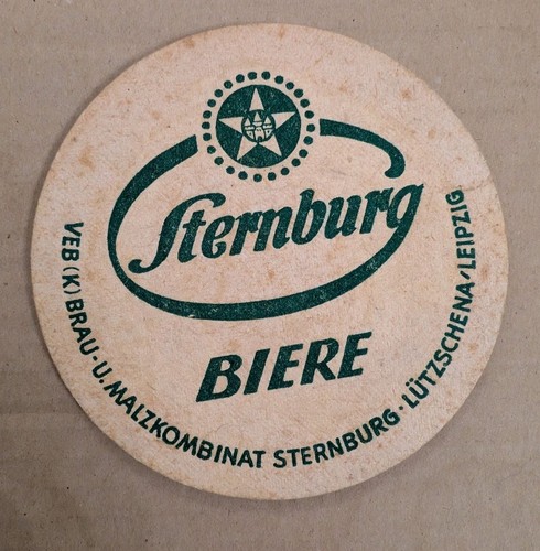 Bierdeckel sternburg biere veb - bierdeckel,