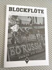 FANZINE ULTRAS FLYER BLOCKFLÖTE #219 MÖNCHENGLADBACH v EINTRACHTFRANKFURT 24/25