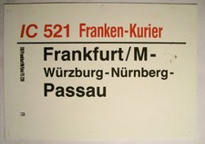 Zuglaufschild IC 521