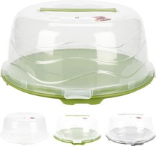 Tortenhaube weiß/grün/grau