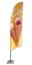 Eis beachflag gerade 270 - beachflag,