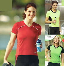 Damen Laufshirt Shirt Fitnessshirt feuchtigkeitsregulierend atmungsaktiv 