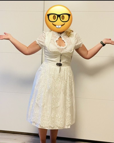 Marjo brautdirndl midi cm - brautdirndl,
