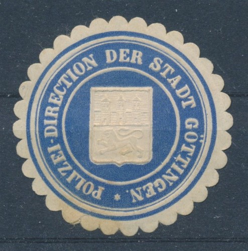 841684 siegelmarke polizei - dr,