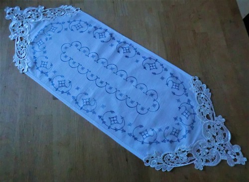 Blaudruck tischläufer band - blaudruck, tischläufer/