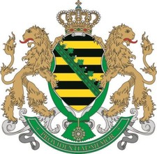 Aufkleber Königreich Sachsen