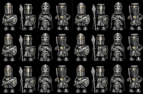 Ritterfiguren set 3x8 - ritterfiguren, 3x8-24