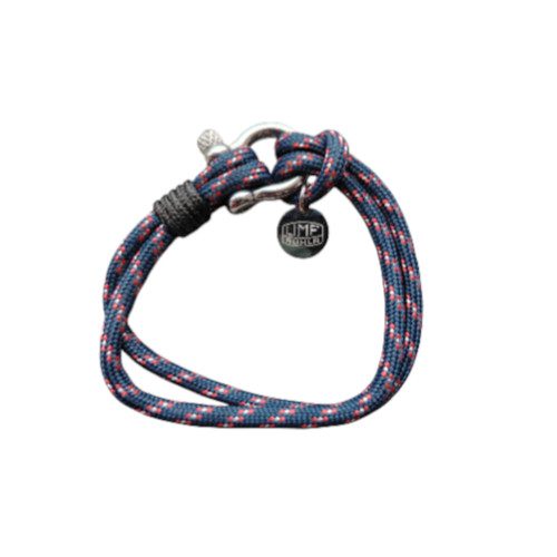 Paracord armband blau rot - blau,