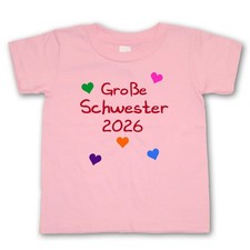 Shirt große schwester 2026 - t,