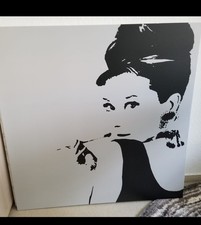 Ikea Leinwand „Audrey Hepburn" Pjätteryd, groß