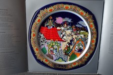 Rosenthal Weihnachtsteller 1990 Björn Wiinblad/Serie Weihnachtslieder/Wie NEU