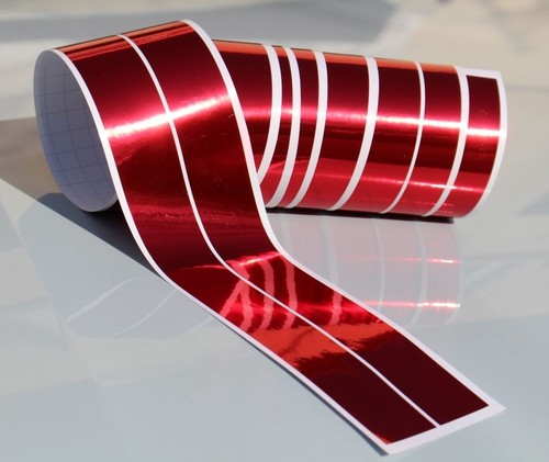 30mm chrom rot hologramm - 4m,