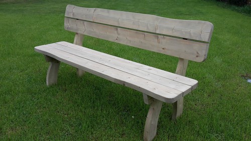 Gartenbank holzbank freital - holzbank,
