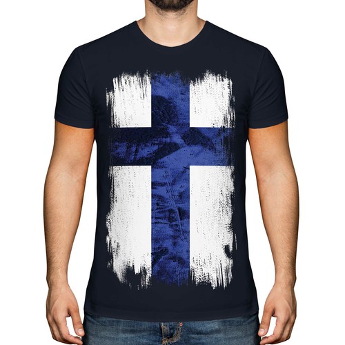 Finnland grunge flagge herren - finnland,