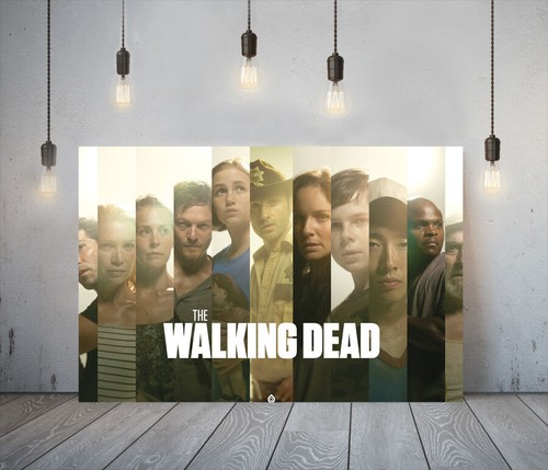 The walking dead gerahmtes - walking, 1-gerahmtes