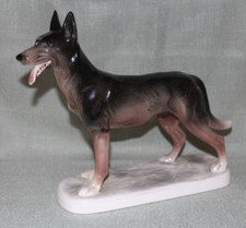 Porcelain figurine dog animal - dog,