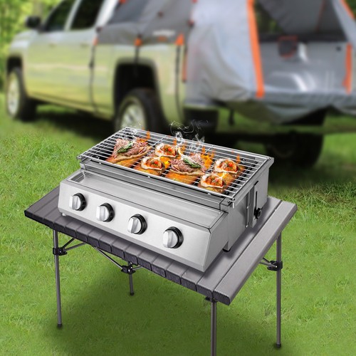 Brenner edelstahl grill - 4,