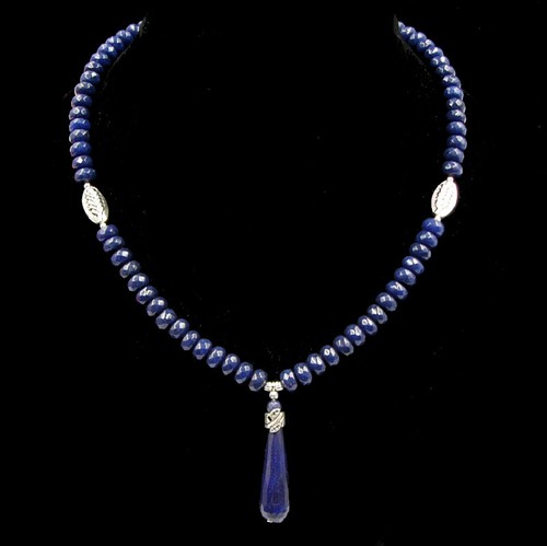 Saphir kette halskette - saphir-kette,