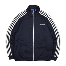 Adidas Beckenbauer Trainingsjacke Trackjacket Marineblau Weiß Vintage
