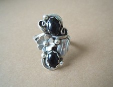 925 Sterlingsilber Ring Blatt