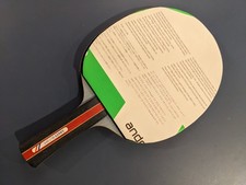 Tischtennis-Komplettschläger Gauzy BL7 OFF Andro Rasanter R48 Schwarz Grün