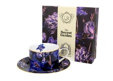 Tasse mit Untertasse "Violet